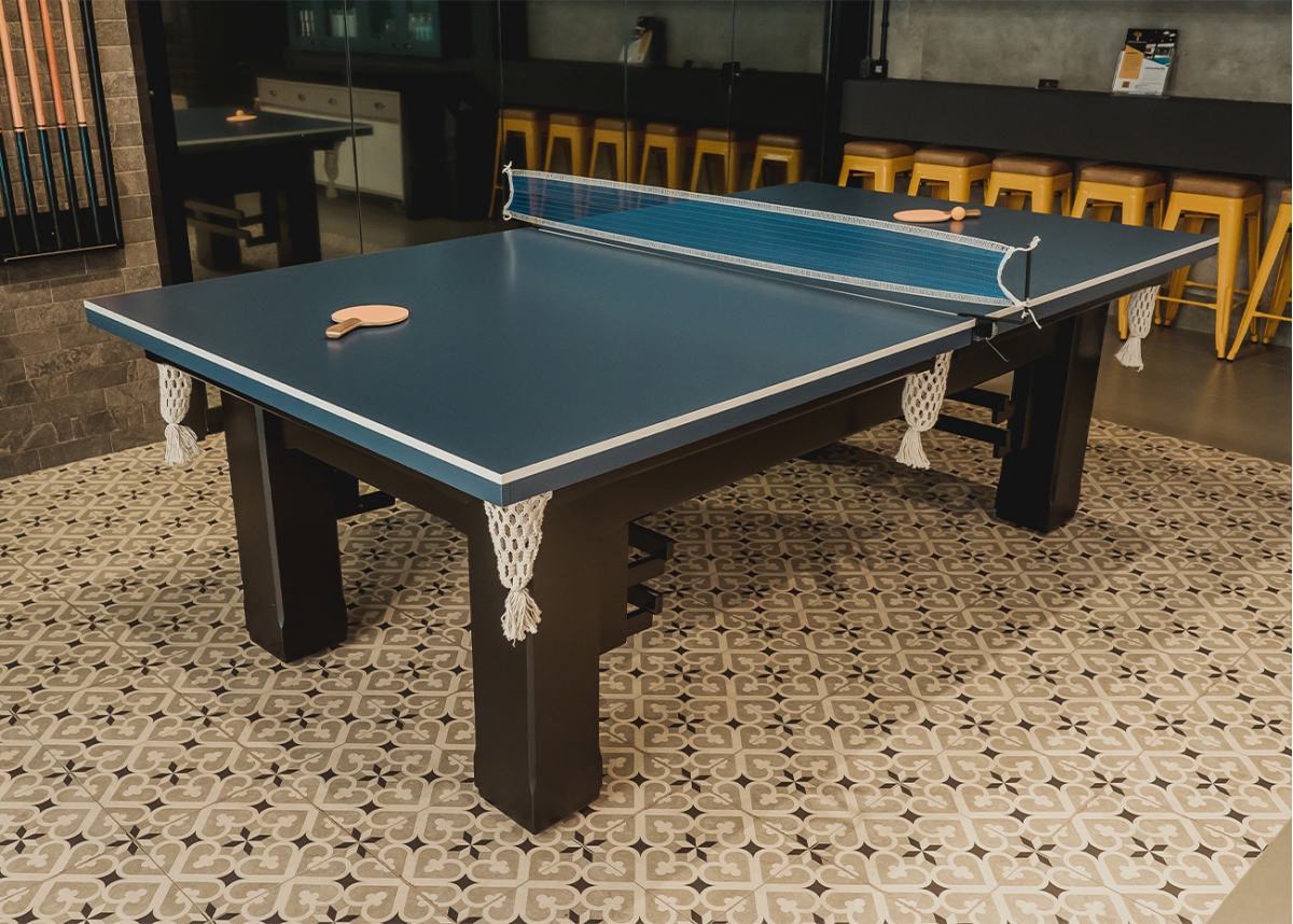 mesa de jantar ping pong